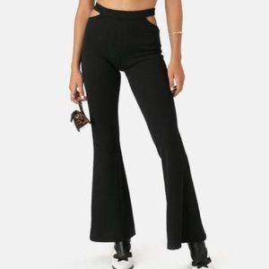 Adika Black Cut Out Pants